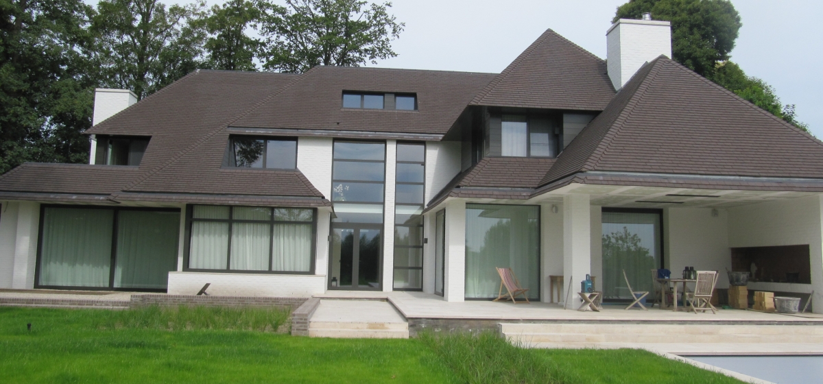 Nieuwbouw villa in Deurle